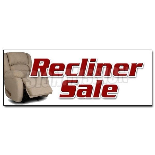 Signmission RECLINER SALE DECAL sticker furniture chairs sofa coffee tables lazyboy, D-48 Recliner Sale D-48 Recliner Sale